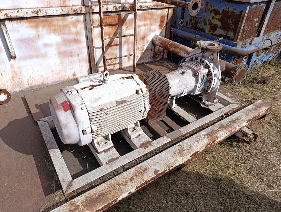 Used TANK WITH 75 KW ELECTRIC MOTOR AND PUMP - USED CONDITION