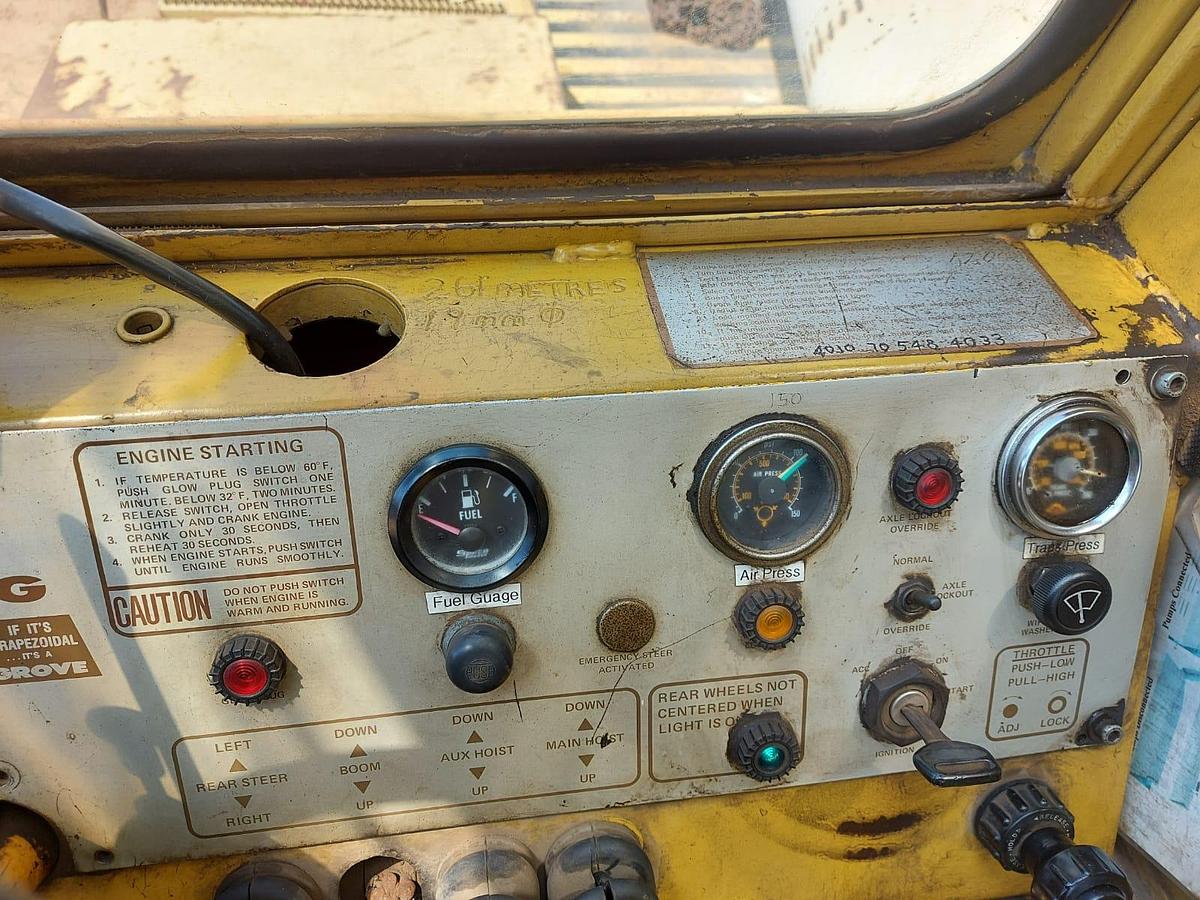 Used GROVE RT980 SWL 80 TON MOBILE CRANE