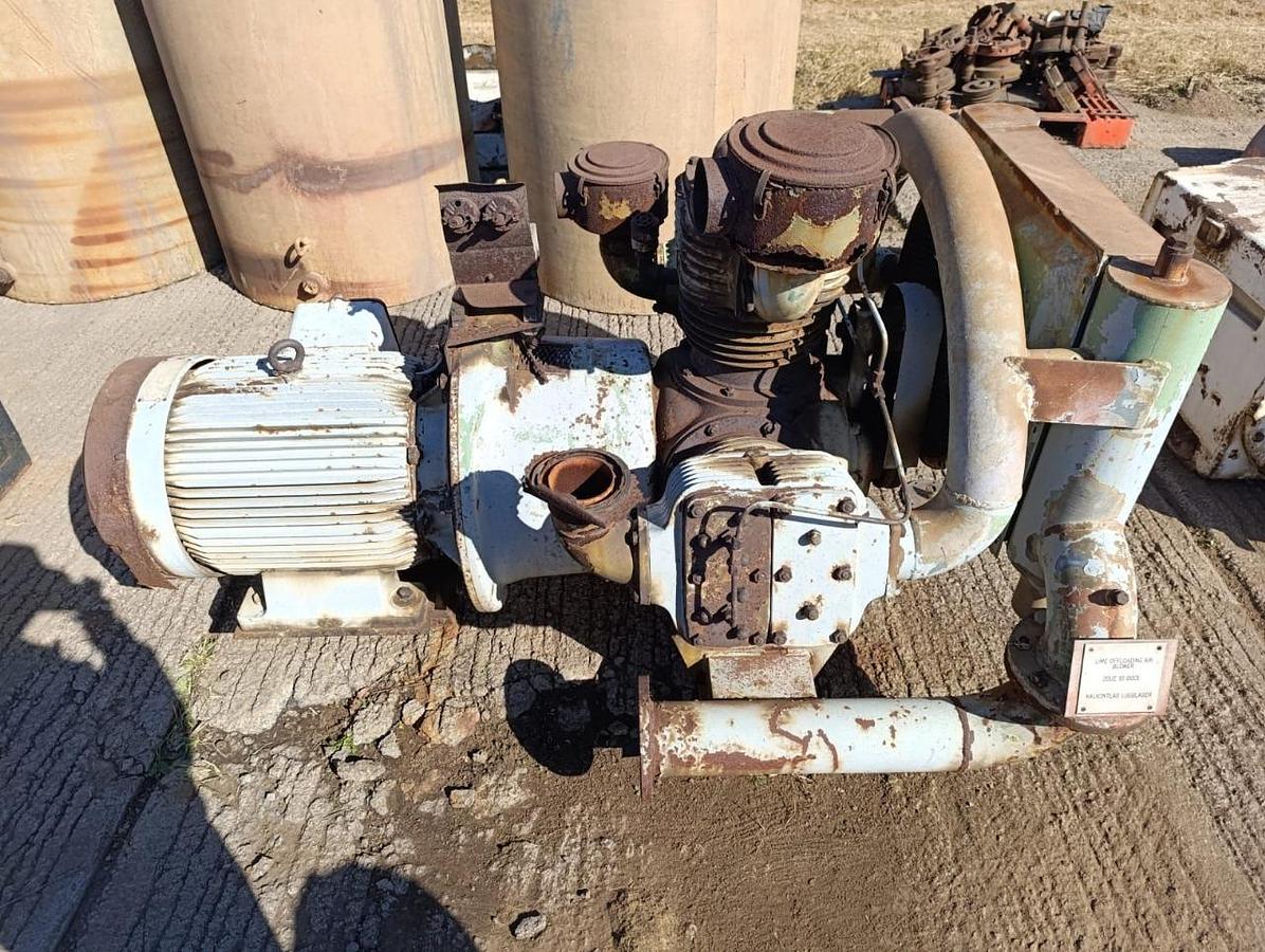 Used COMPRESSOR WITH 55 KW 380V ELECTRIC MOTOR - USED CONDITION