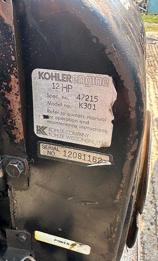 Used MILLER 12 HP KOHLER PETROL WELDER ON TROLLY (NOT TESTED)