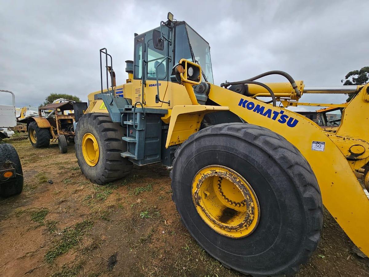 Used KOMATSU WA470-B FRONT END LOADER - INOPERABLE