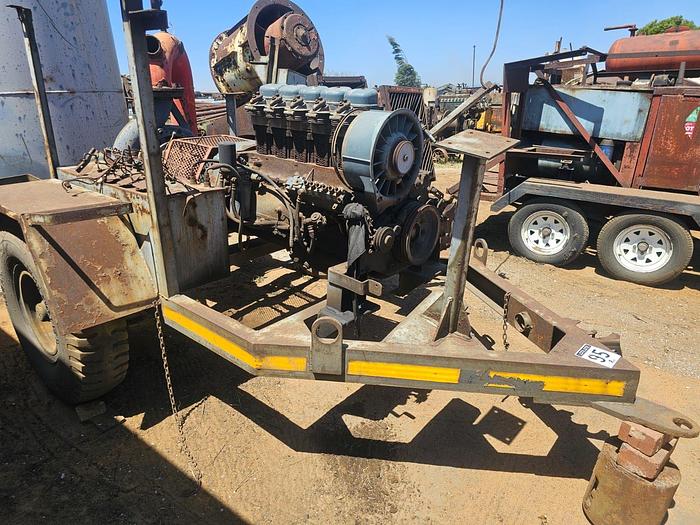 Used WATER PUMP WITH 48 KW ENGINE ON TRAILER