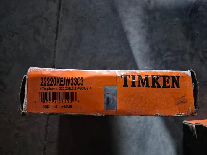 TIMKEN SPHERICAL ROLLER BEARINGS - STEEL CAGE (PART NUMBER: 22220KEJW33C3)