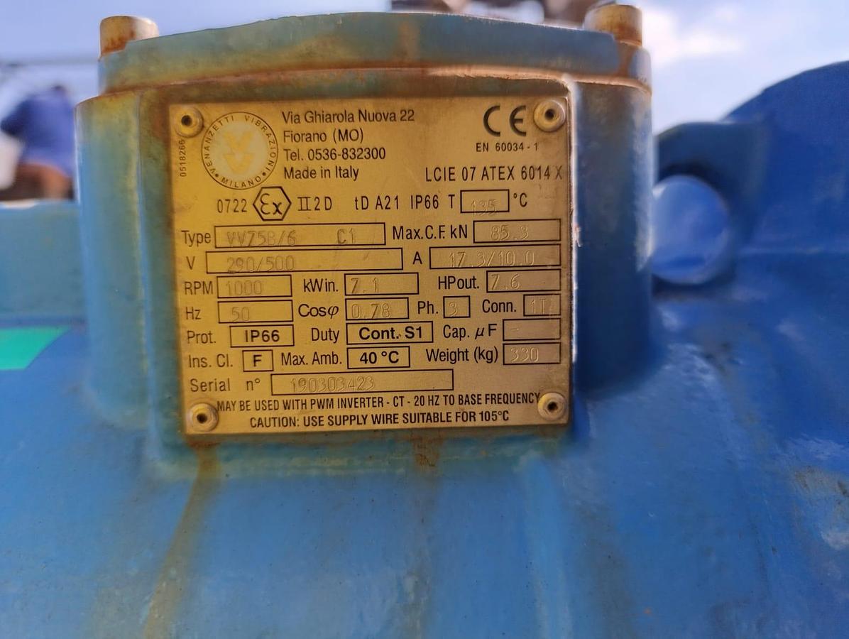 Used VIBRATING MOTOR 7.1KW