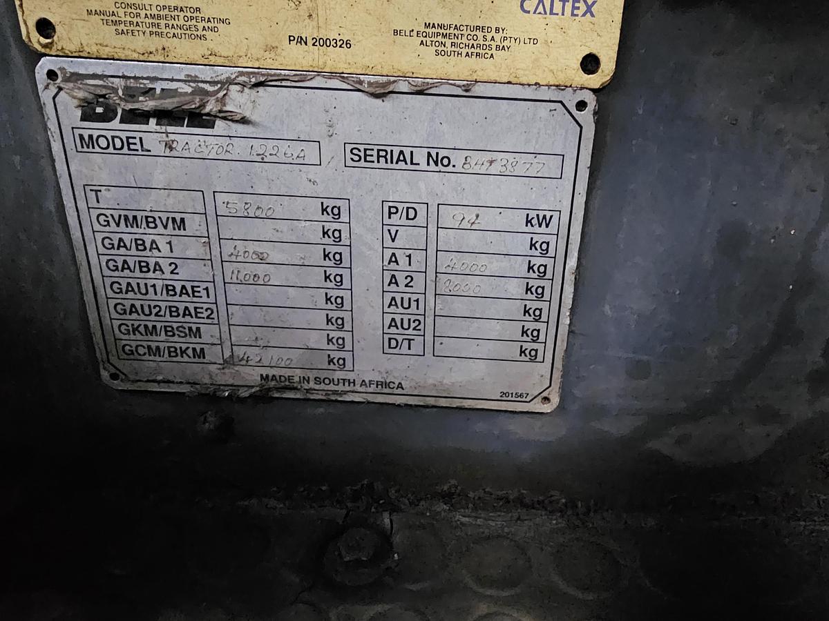 Used BELL TRACTOR WITH TRAILER