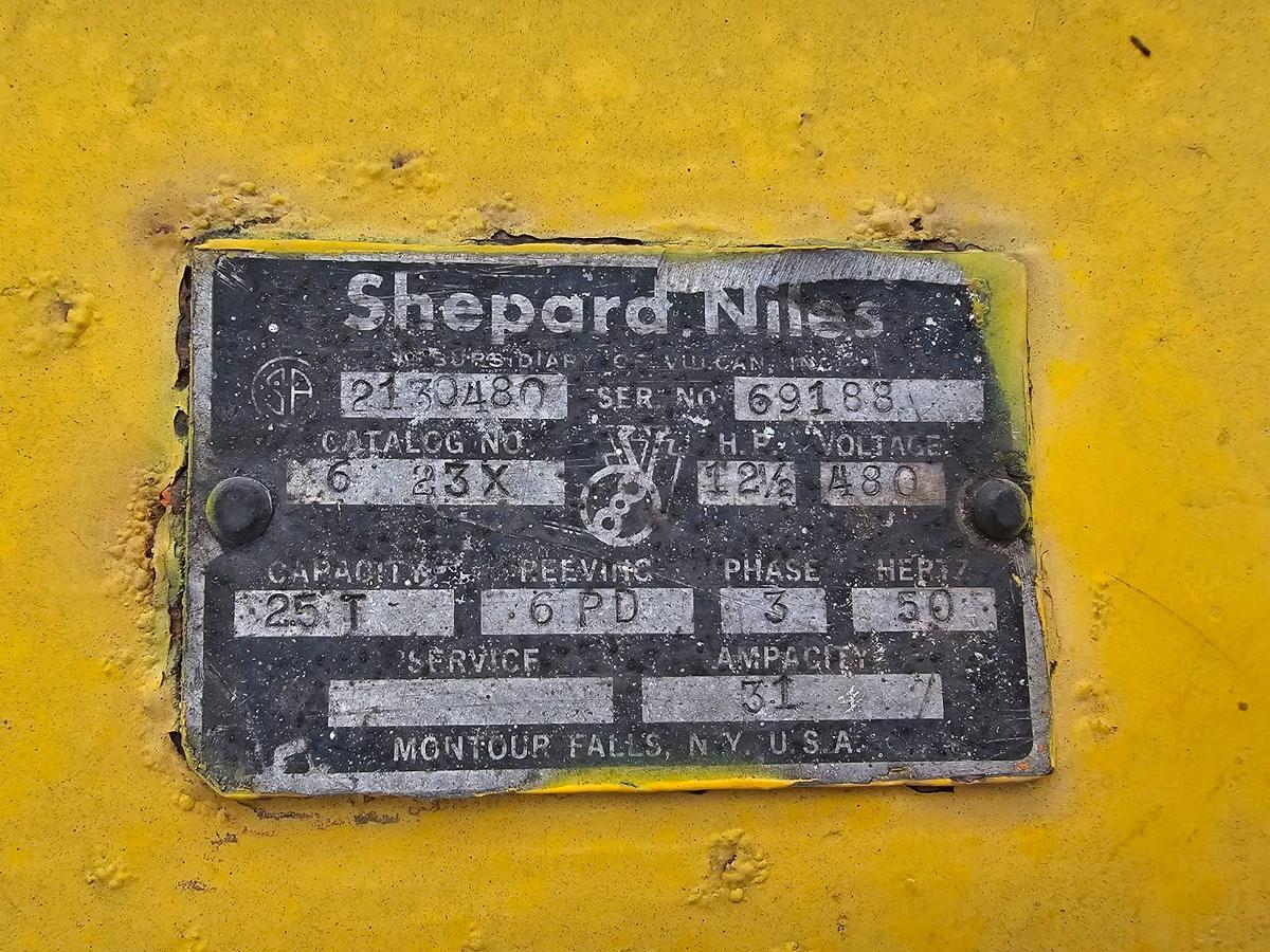 Used  SHEPARD NILES HOIST