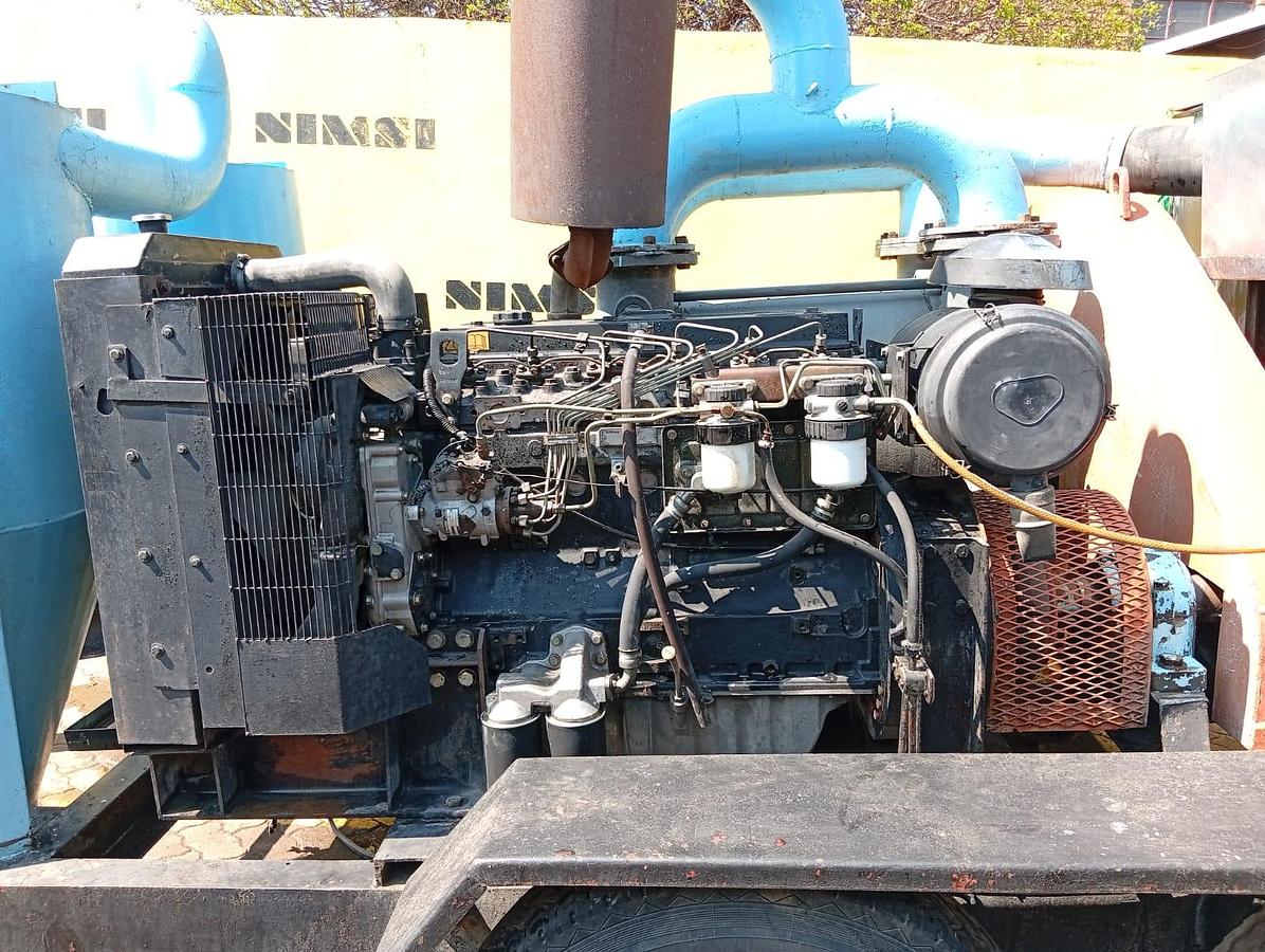 Used DIESEL MOBILE VACUUM UNIT WITH START & GO BOX WITH 6 CYLINDER PERKINS ENGINE 1832/1500