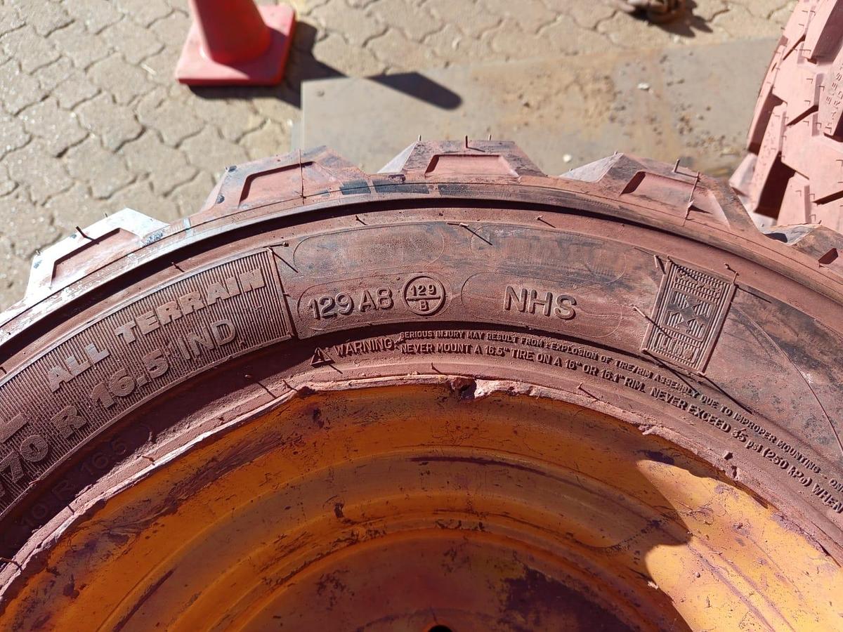 Used MICHELIN BIBSTEEL ALL TERRAIN TYRES 260/70R 16.6 IND X4