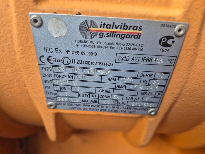 Used ITALVIBRAS 3-PHASE 13KW VIBRATING MOTOR