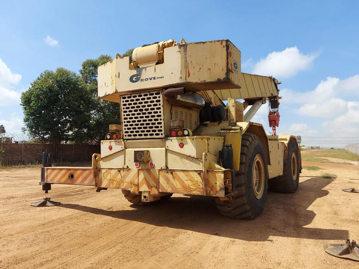 Used GROVE RT980 SWL 80 TON MOBILE CRANE