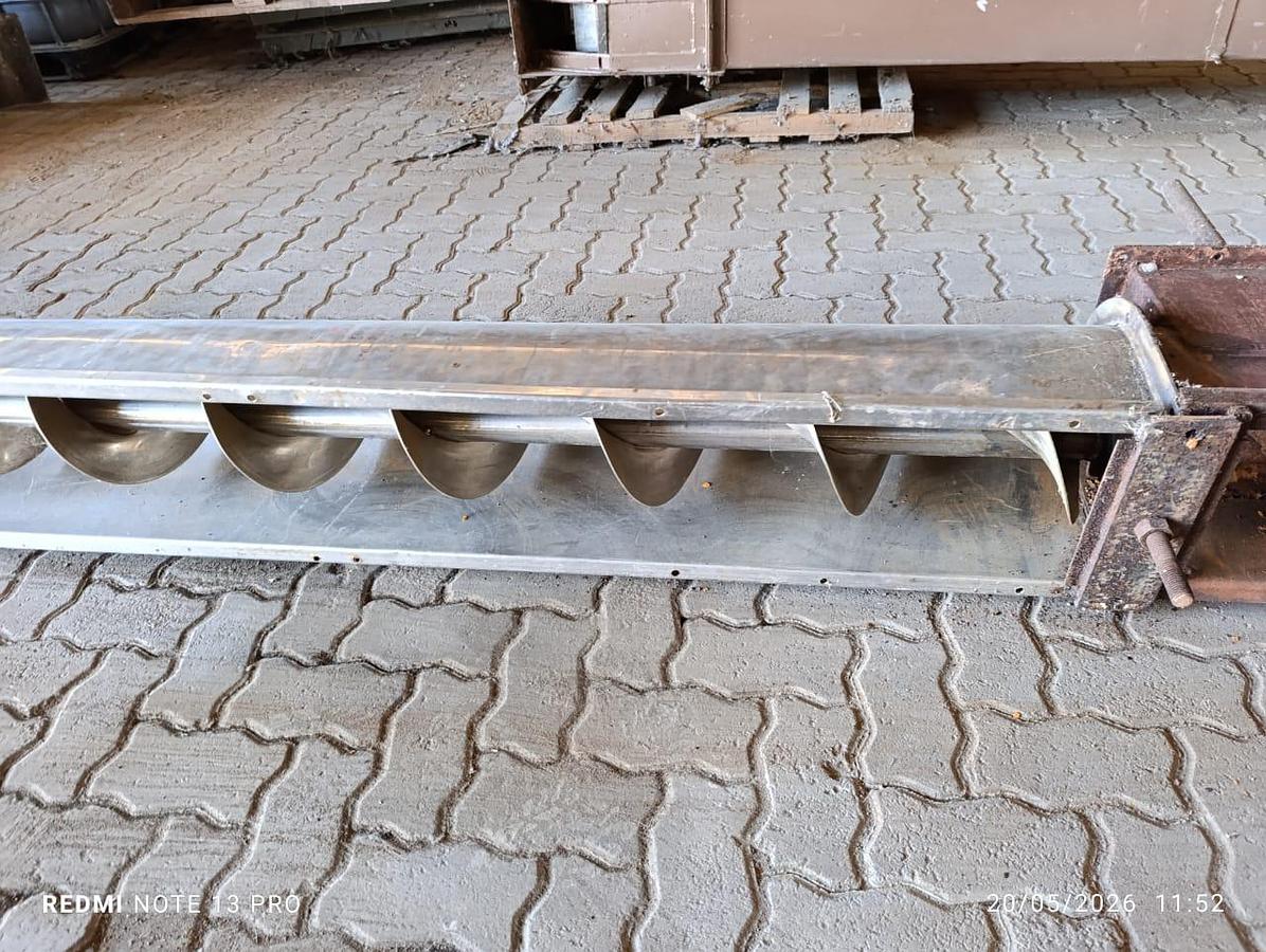 Used SCREW CLASSIFER CONVEYOR & ELECTRIC MOTOR (BUCKET ELEVATOR BELOW IS NOT INCLUDED)