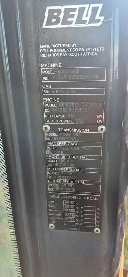 Used B40D (STRIPPING FOR PARTS)