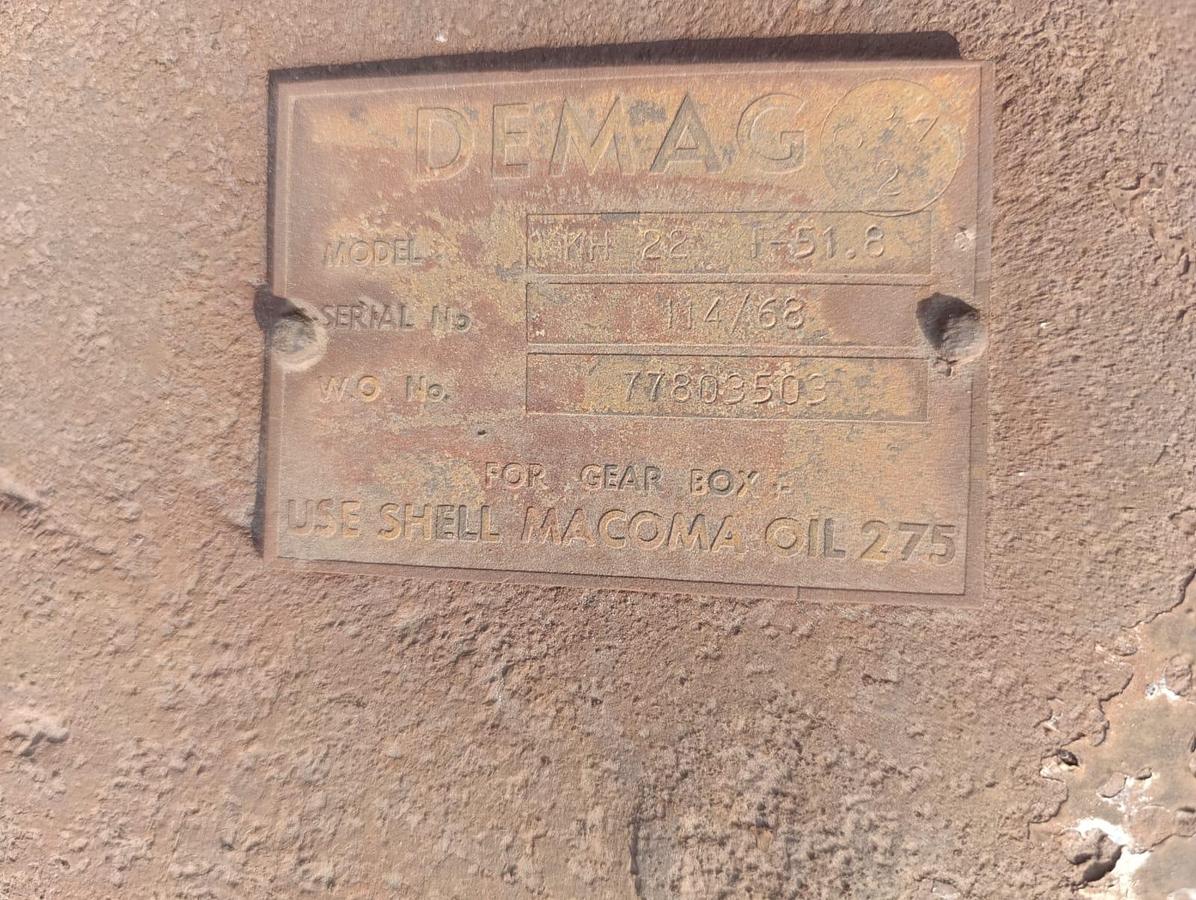 Used DEMAG GEARBOX