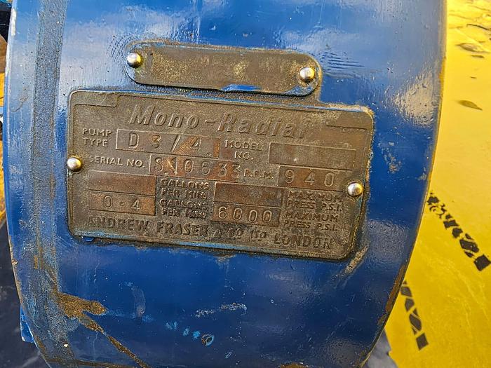 Used MONO-RADIAL OIL PUMP