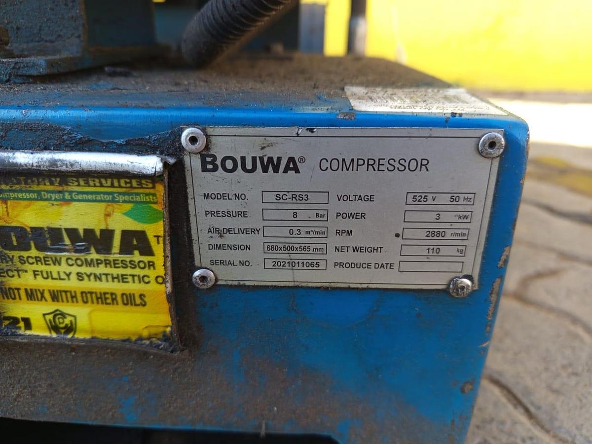Used BOUWA COMPRESSOR 525V