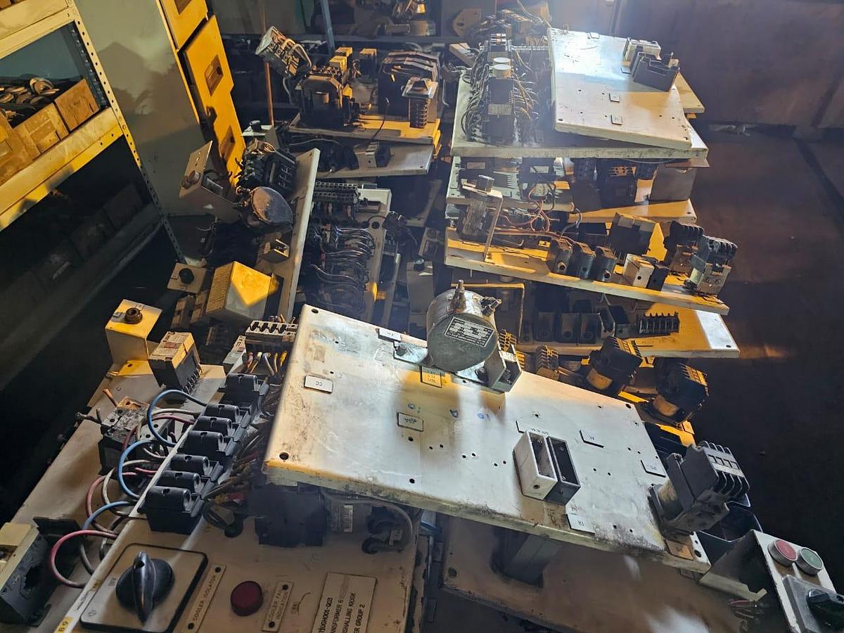 Used ELECTRICAL PANELS WITH CONTACTORS & ELECTRICAL CABLES - USED CONDITION