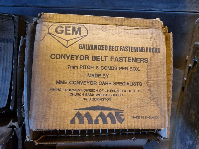 Used MME CONVEYOR BELT SPLICING CLIPS (ORIGINAL CONDITION)