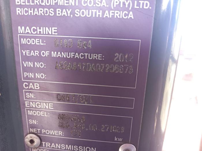 Used BELL B18D 6X4 HAULER (RUNNER)