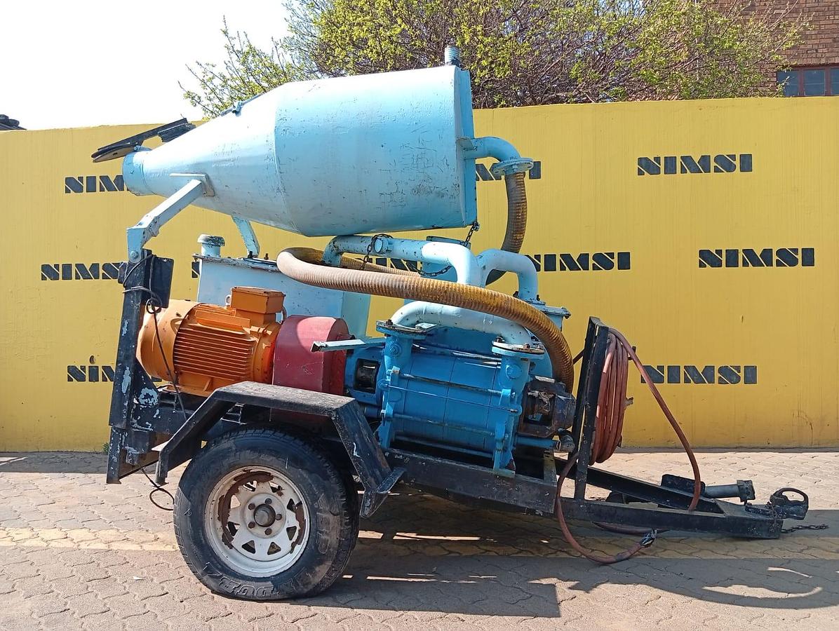 Used ELECTRIC MOBILE VACUUM UNIT WITH START AND GO BOX WITH 22KW MOTOR