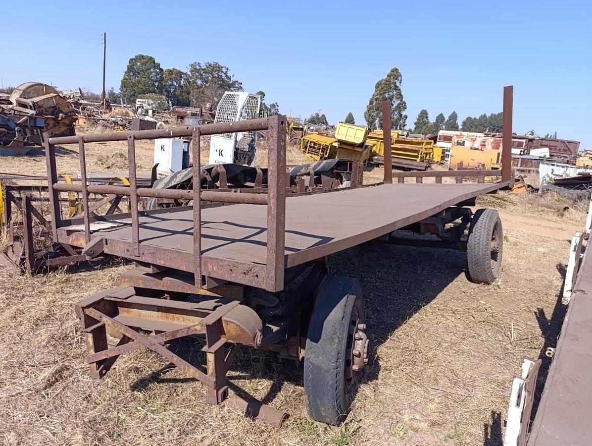 Used FLATDECK DRAWBAR TRAILER - USED CONDITION