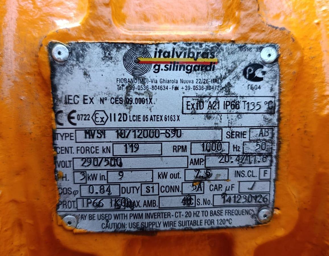 Used 7.5KW VIBRATING MOTOR (USED)