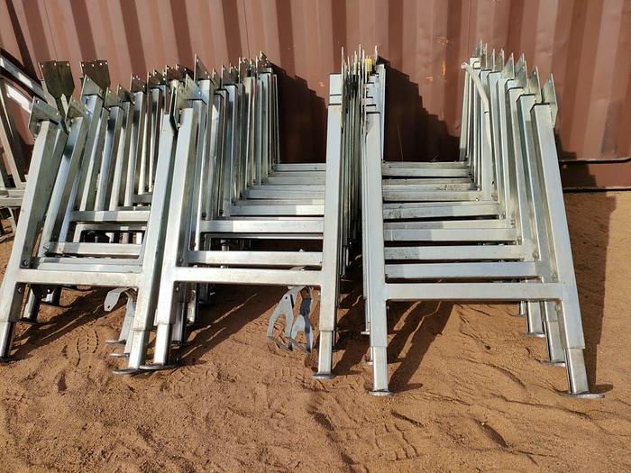 Used 1 X 100 M PACKING LINE ROLLER CONVEYOR STRUCTURE COMPLETE WITH DRIVES UNIT (TESTED)