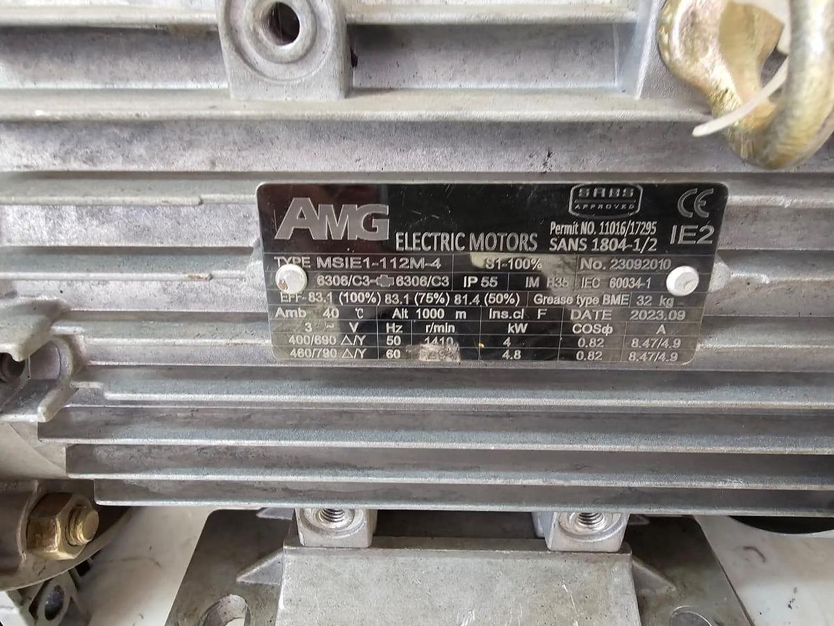 Used 2.2 KW ACTOM ELECTRIC MOTOR & GEARBOX ASSEMBLY