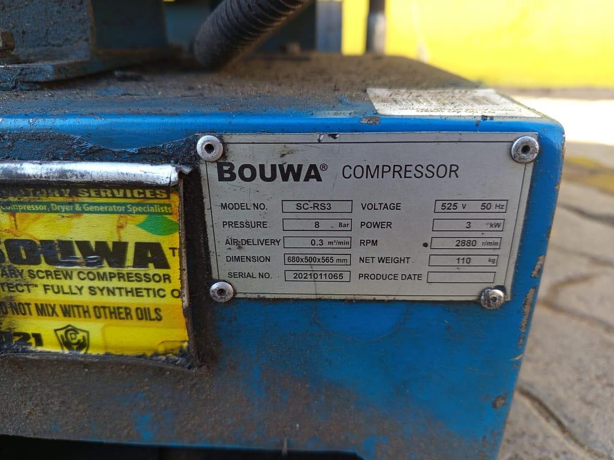 Used BOUWA COMPRESSOR 525V