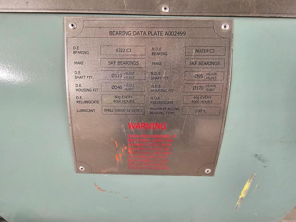 Used 200KW INDUCTION MOTOR