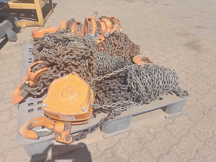 Used 5 TON CHAIN BLOCKS (10M LIFT)