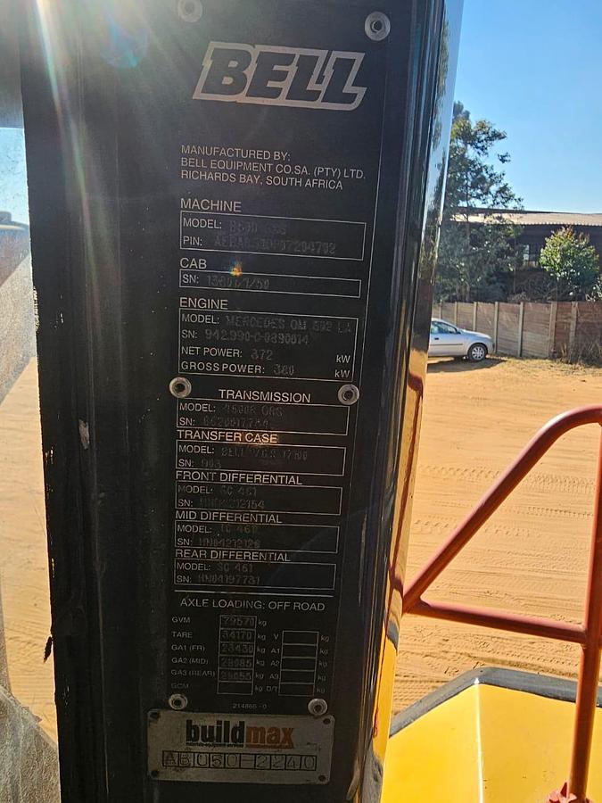 Used BELL B50D 6X6 ADT