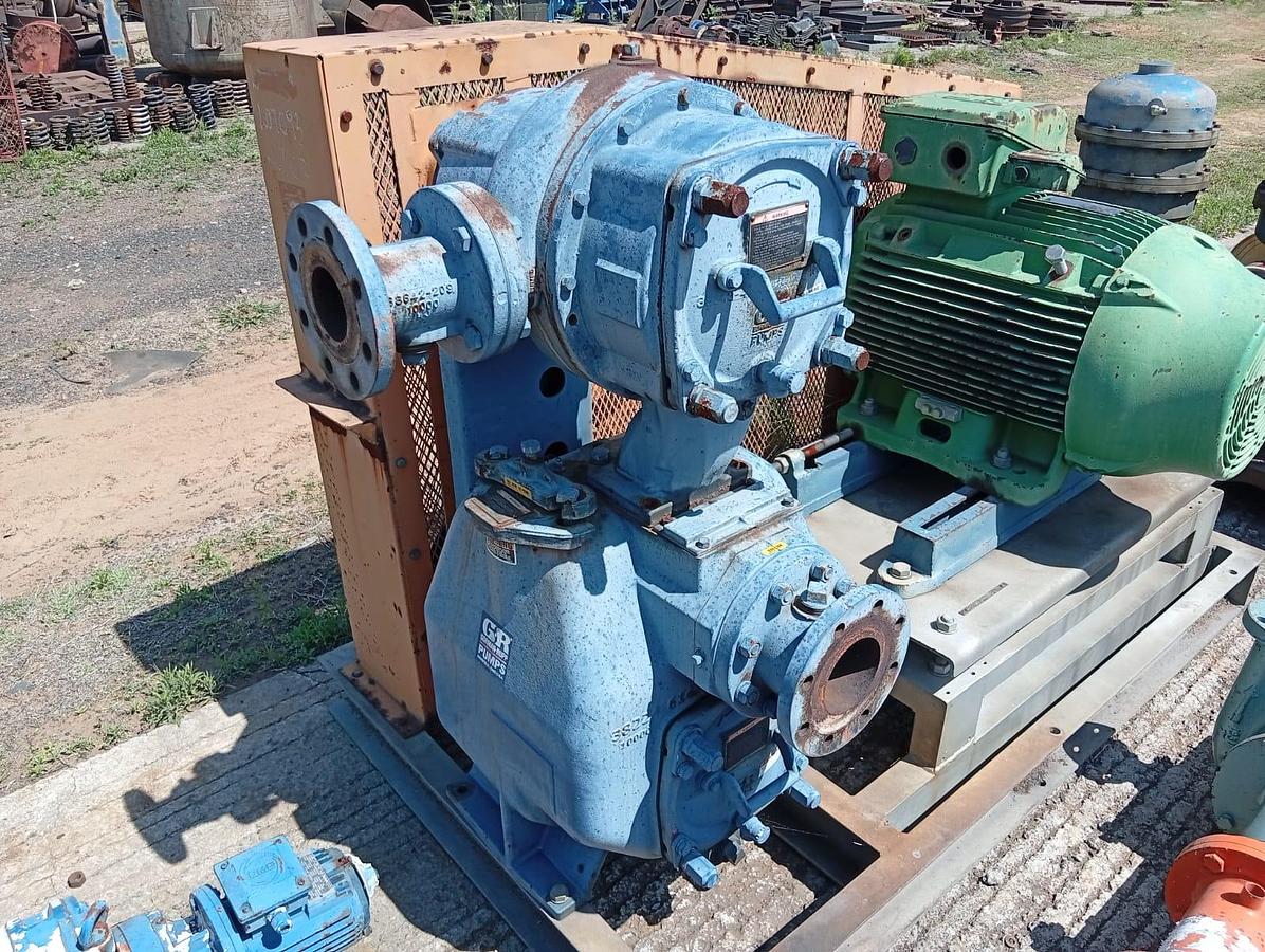 Used SELF-PRIMING CENTRIFUGAL PUMP SYSTEM WITH 55KW ELECTRICAL MOTOR