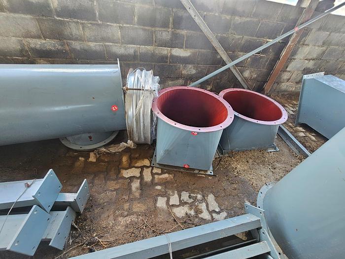 Used COMPLETE (BRAND NEW) 2024 VIBRATING FLUID BED DRYER UNIT, WITH FANS, OVEN, VIBRATORS, DUCTING, CYCLONES, CONTROL PANELS, SCREW FEEDERS, GEARBOXES & MOTORS