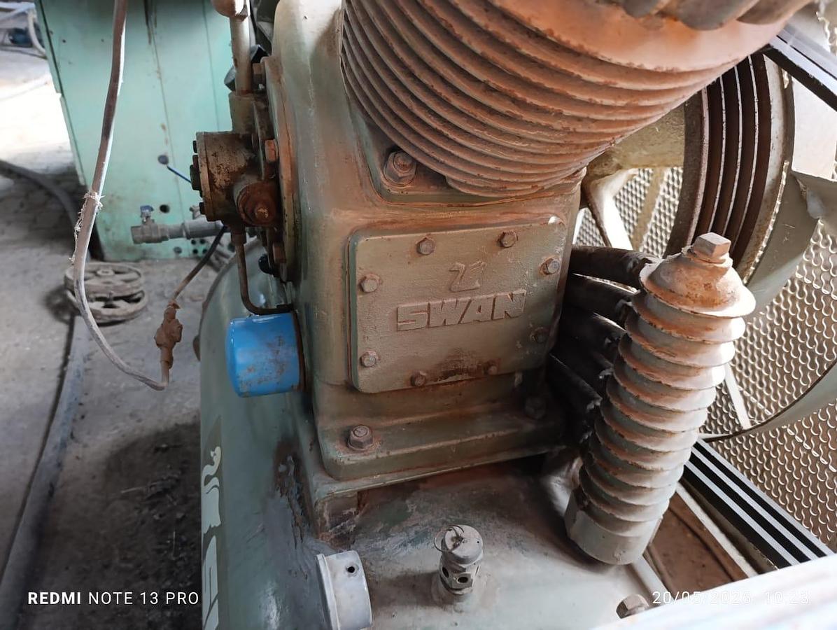 Used 400 LITRE SWAN AIR COMPRESSOR
