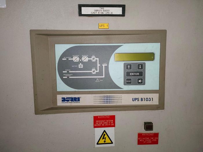 Used INDUSTRIAL 15 KVA UPS INVERTER POWER SOLUTION