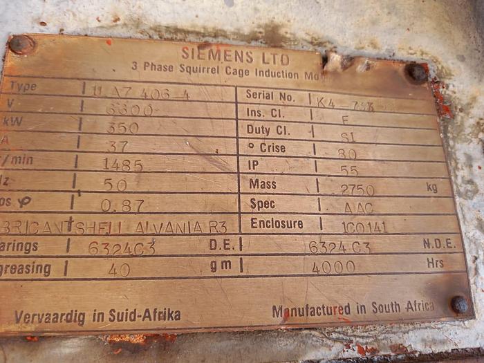 Used 350 KW HANSEN POWERPACK