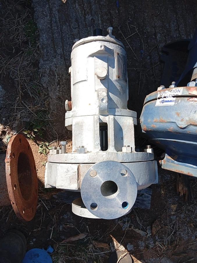 Used 3/1 DURCO ASME/ANSI HORIZONTAL SHAFT SINGLE-CASE CHEMICAL PROCESS PUMP