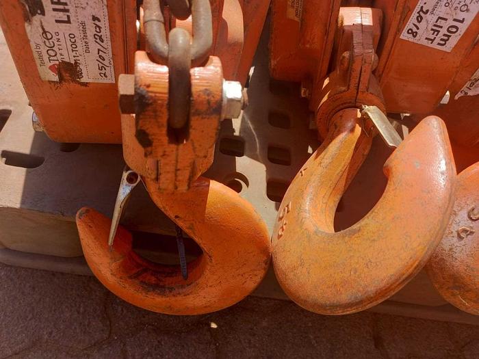 Used 5 TON CHAIN BLOCKS (10M LIFT)