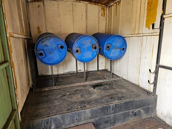 Used MOBILE WORKSHOP TRAILER WITH DRUM STAND, CHAINBLOCKS, & EXSTRAS