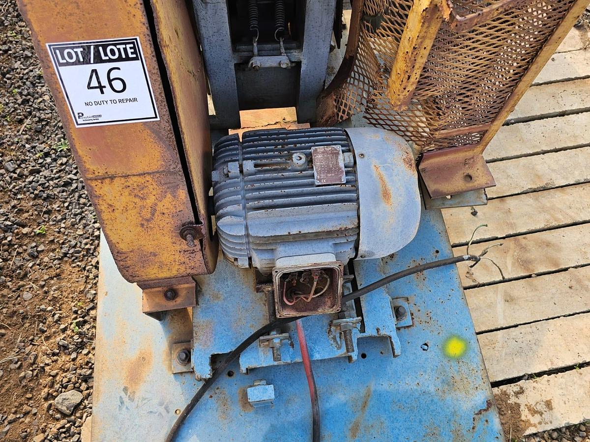Used JAW CRUSHER WITH 5.5KW ELECTRIC MOTOR