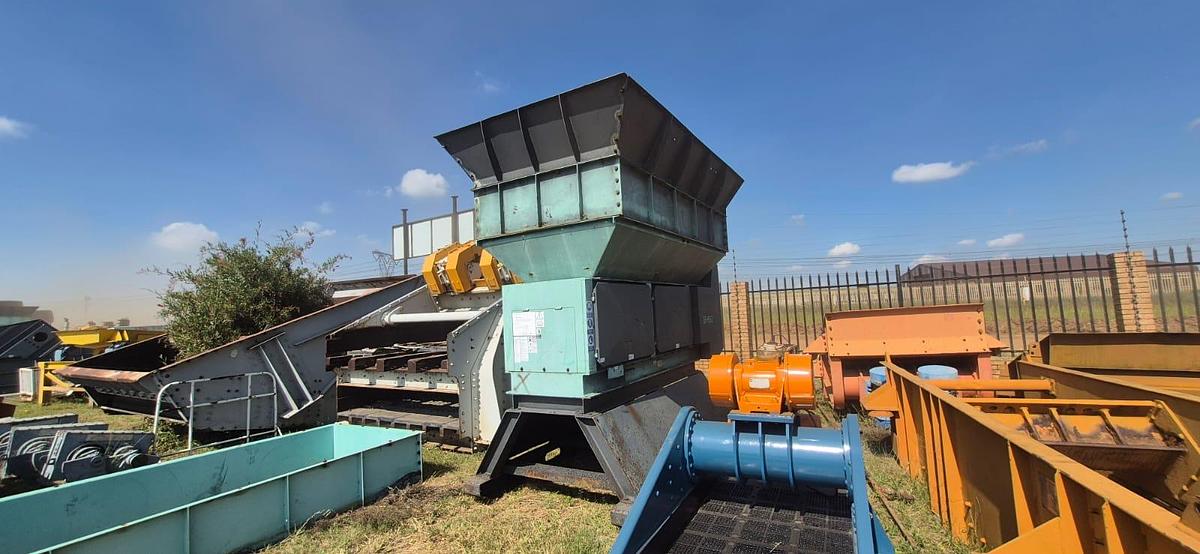 Used PILOT MODULAR BFH560 FEEDING BIN ON SKIDS 600MM CONVEYOR 3.5M