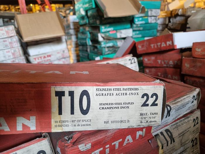 Used TITAN CONVEYOR BELT SPLICING CLIPS (ORIGINAL CONDITION)