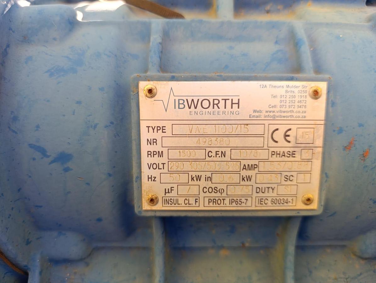 Used VIBRATING MOTOR 0.6KW
