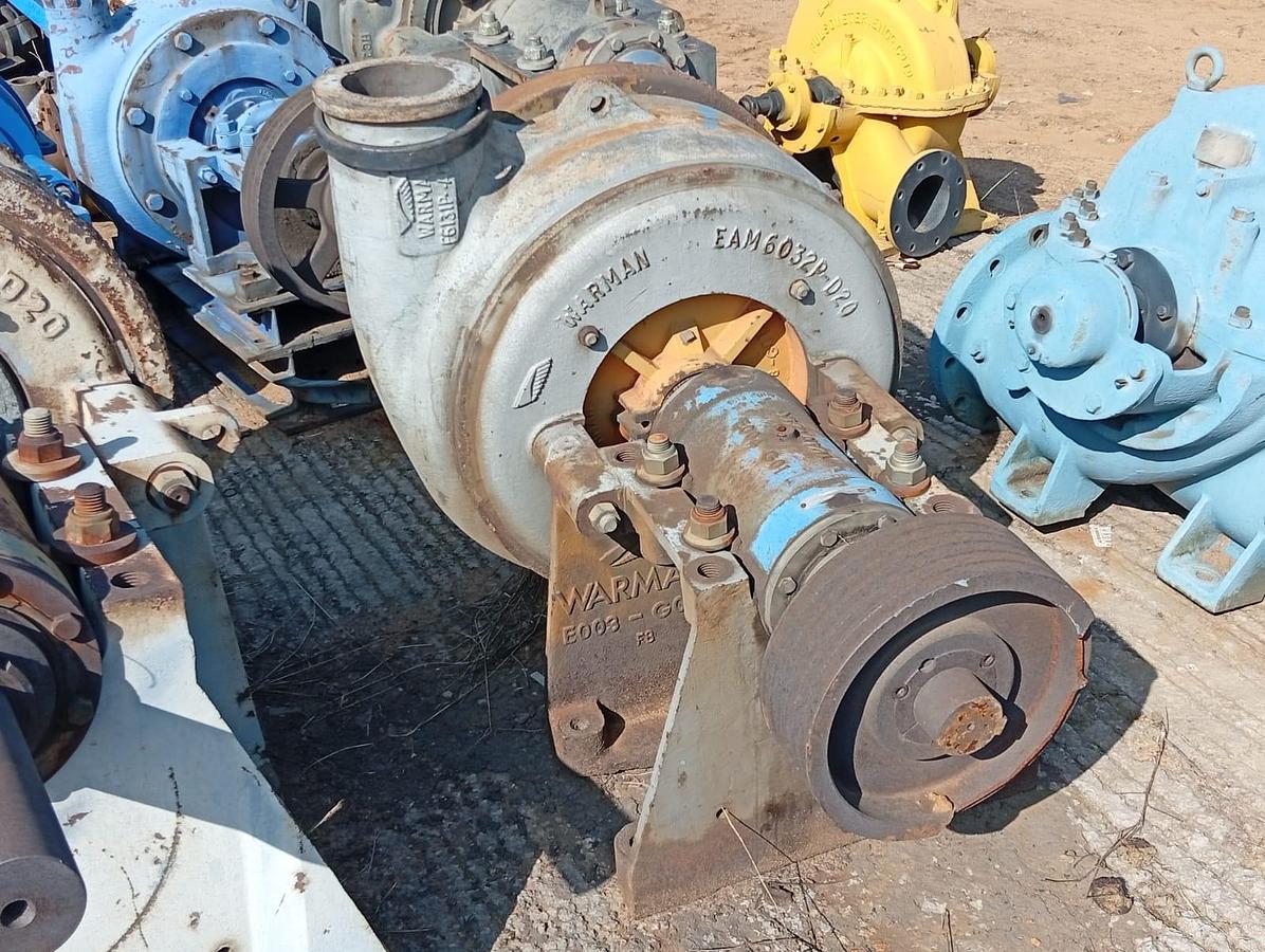 Used 8/6 WARMAN 150MP HORIZONTAL SHAFT SPLIT CASE PUMP