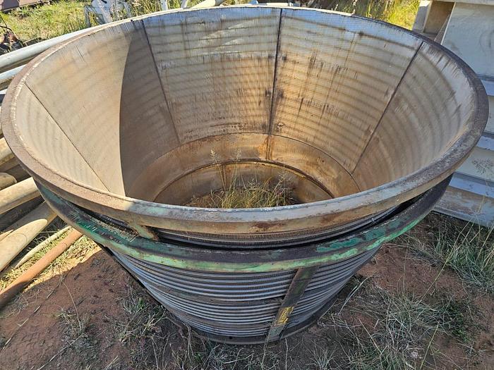 Used CENTRIFUGAL / CENTRIFUGE BASKETS STAINLESS STEEL