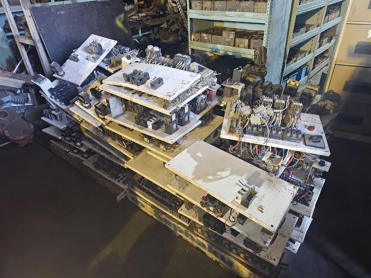 Used ELECTRICAL PANELS WITH CONTACTORS & ELECTRICAL CABLES - USED CONDITION