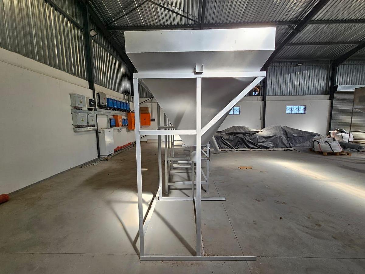 Used OPEN-TOP GRAIN STORAGE BIN