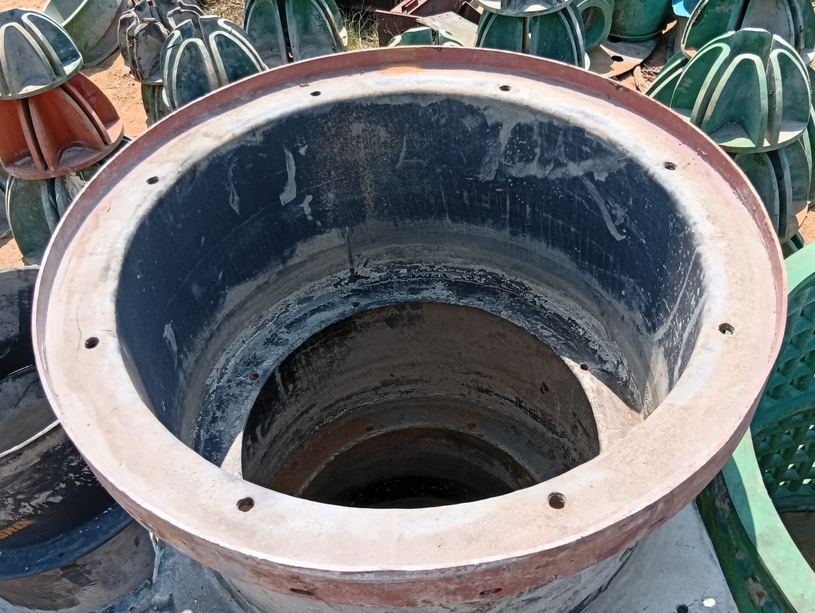 Used RUBBER SPIGOT CYCLONE