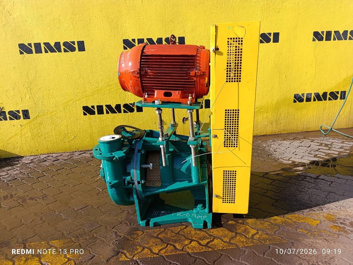 Used HM150 METSO PUMP WITH 22KW ELECTRIC MOTOR