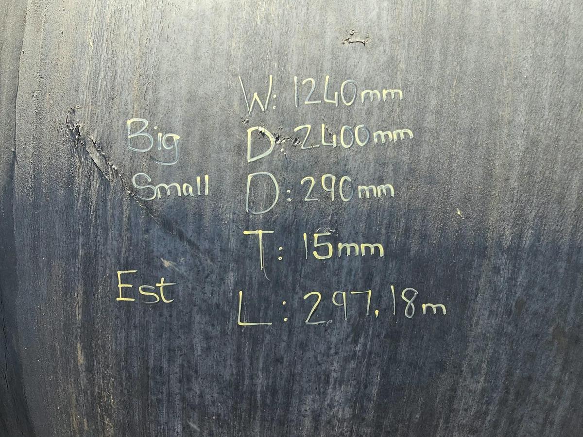 Used 1240MM STEELCORE CONVEYOR BELT